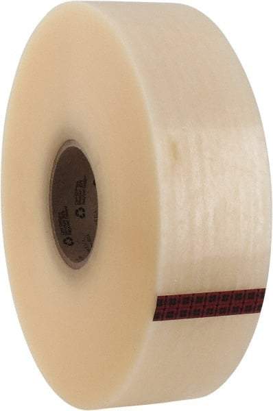 3M - 72mm x 914m Clear Rubber Adhesive Sealing Tape - Polypropylene Film Backing, 2.1 mil Thick, 22 Lb Tensile Strength, Series 3071 - Strong Tooling