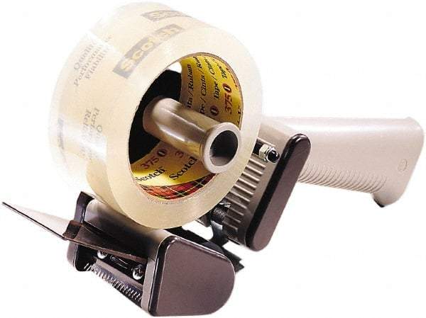 3M - 2" Wide, Pistol Grip Style, Handheld Tape Dispenser - For Use with Box Sealing Tape - Strong Tooling