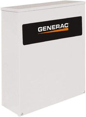 Generac Power - 3 Phase, 277/480 Input Volt, 100 Amp, Automatic Transfer Switch - 3R NEMA Rated, Aluminum, 24 Inch Wide x 10 Inch Deep x 36.1 Inch High, Automatic Exerciser, Electrically Operated, IEC 60947-6-1 - Strong Tooling