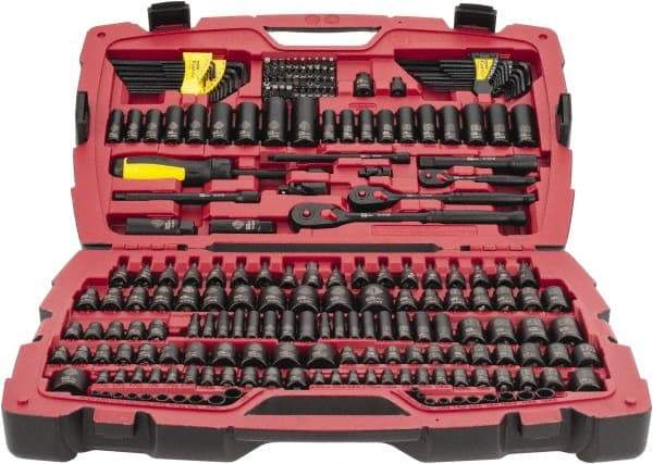 Stanley - 229 Piece Mechanic's Tool Set - Comes in Blow Mold Box - Strong Tooling