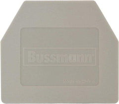 Cooper Bussmann - 1.18" High x 0.8" Long, Terminal Block End Cover - Use with DM20-GY Terminal Blocks - Strong Tooling