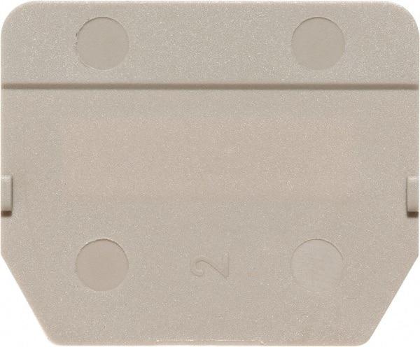 Cooper Bussmann - 2" High x 2.4" Long, Terminal Block Partition Plate - Use with DS50 Series Terminal Blocks - Strong Tooling