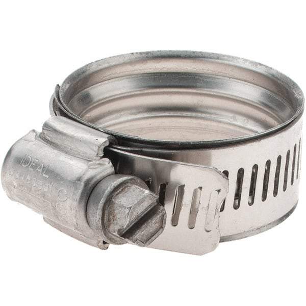 IDEAL TRIDON - SAE Size 19, 27 to 35mm Diam, 360 ° Stainless Steel Worm Drive Clamp - Strong Tooling