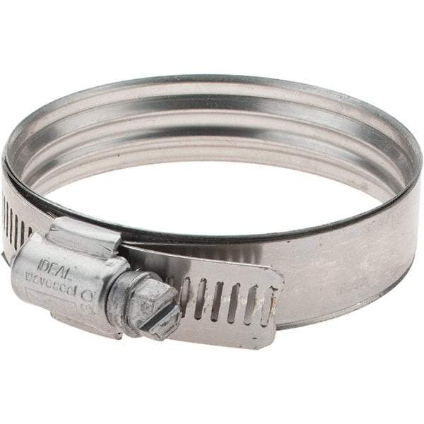 IDEAL TRIDON - SAE Size 40, 46 to 71mm Diam, Stainless Steel 360° Worm Drive Clamp - Strong Tooling