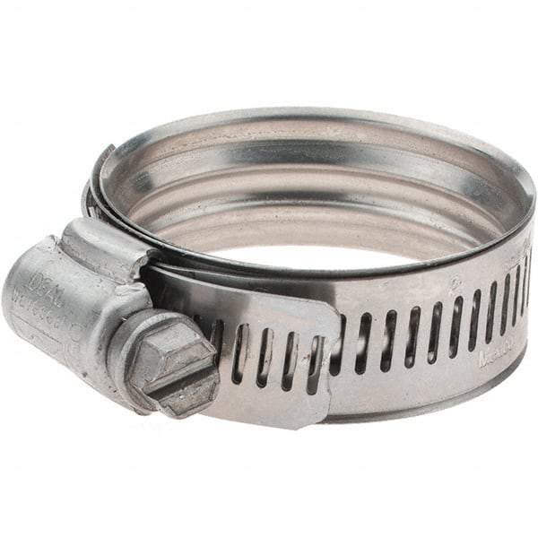 IDEAL TRIDON - SAE Size 24, 30 to 46mm Diam, Stainless Steel 360° Worm Drive Clamp - Strong Tooling