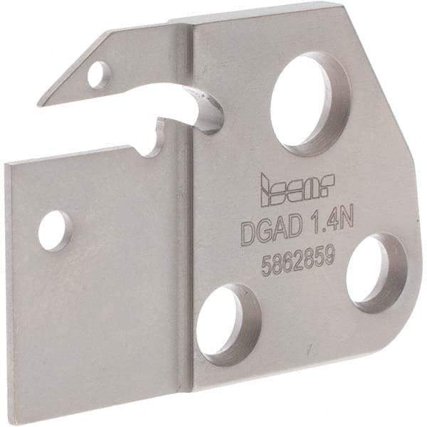 Iscar - 1.4mm Insert Width, Cutoff & Grooving Support Blade for Indexables - 1.1" Max Depth of Cut, 1mm Head Projection - Strong Tooling