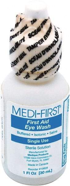 Medique - 1 oz Eyewash Solution Liquid - Comes in Bottle, Sterile - Strong Tooling