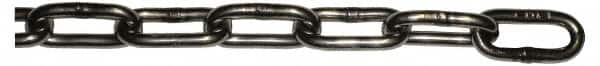 Value Collection - 1/8" Welded Stainless Steel Chain - 410 Lb Capacity, Cut to Length, Stainless Steel, Bright Finish - Strong Tooling