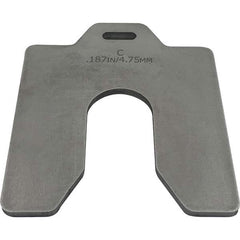 Maudlin Products - Metal Shim Stock Type: Slotted Shim Material: Stainless Steel - Strong Tooling