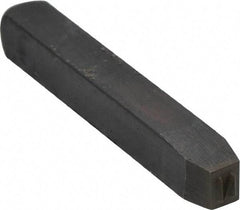 Made in USA - 5/32" Character Size, N Character, Heavy Duty Individual Steel Stamp - Steel, Individual - Strong Tooling