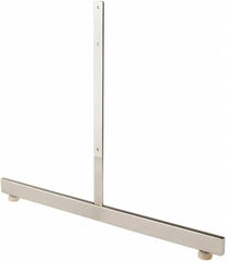 ECONOCO - 19-1/2 High, Open Shelving Accessory/Component - Steel, Chrome Finish, 24" Long, Use with Grid Panels - Strong Tooling