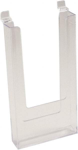 ECONOCO - 4-1/2" Wide x 1" Deep x 9" High, 1 Compartment, Acrylic Literature Holder - Clear, 4-7/16" Compartment Width x 13/16" Compartment Depth x 8-1/4" Compartment Height - Strong Tooling