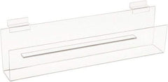 ECONOCO - 16" Wide x 2" Deep x 4" High, Acrylic Greeting Card Shelf - Clear - Strong Tooling