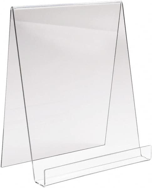 ECONOCO - 9" Wide x 11" High, Acrylic Display Easel - Clear - Strong Tooling