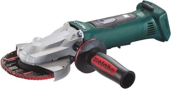 Metabo - 5" Wheel Diam, 8,000 RPM, Cordless Angle & Disc Grinder - 5/8-11 Spindle - Strong Tooling