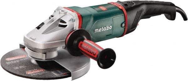 Metabo - 9" Wheel Diam, 6,600 RPM, Corded Angle & Disc Grinder - 5/8-11 Spindle - Strong Tooling