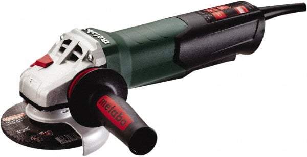 Metabo - 6" Wheel Diam, 9,600 RPM, Corded Angle & Disc Grinder - 5/8-11 Spindle, 120 Volts, 10.5 Amps - Strong Tooling