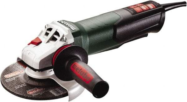 Metabo - 6" Wheel Diam, 9,600 RPM, Corded Angle & Disc Grinder - 5/8-11 Spindle, 120 Volts, 13.5 Amps - Strong Tooling