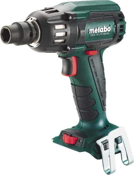 Metabo - 1/2" Drive 18 Volt Pistol Grip Cordless Impact Wrench & Ratchet - 2,150 RPM, 295 Ft/Lb Torque, Lithium-Ion Batteries Not Included - Strong Tooling