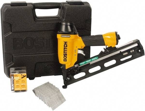 Stanley Bostitch - 1-1/4 to 2-1/2" Nail Length, 15 Gauge Finish Air Nailer Kit - 70 to 120 psi - Strong Tooling