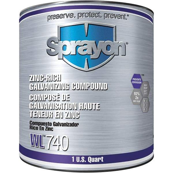 Sprayon - 32 oz Zinc Cold Galvanizing Compound - Comes in Can - Strong Tooling