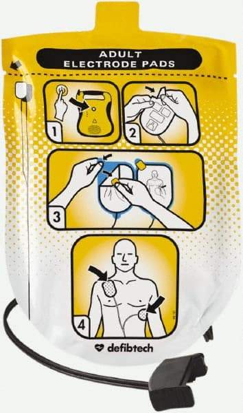 Defibtech - Adult CPR Pad - Compatible With Lifeline AED - Strong Tooling