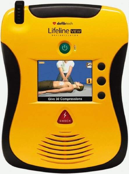 Defibtech - Adult Pad Defibrillator - Nonrechargeable Lithium Battery Included - Strong Tooling