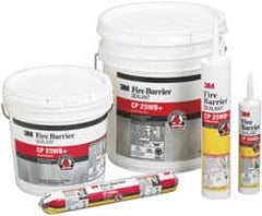 3M - 5 Gal Pail Red Acrylic & Latex Joint Sealant - -20 to 180°F Operating Temp, 10 min Tack Free Dry Time, Series CP 25WB - Strong Tooling