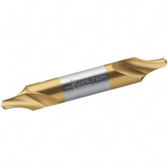 Walter-Titex - Metric Radius Cut 60° Incl Angle High Speed Steel Combo Drill & Countersink - Strong Tooling