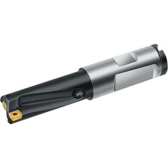 Walter - 34mm Max Drill Depth, 2xD, 17mm Diam, Indexable Insert Drill - 2 Inserts, 16mm Shank Diam, Combination Shank - Strong Tooling