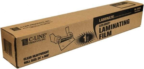 C-LINE - Self-Adhesive Laminating Film - 2 mil Thick x 24" Wide x 50' Long - Strong Tooling