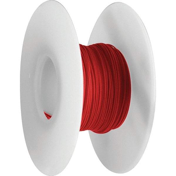 OK Industries - 30 AWG, 1 Strand, 304 m OAL, Copper Hook Up Wire - Red Kynar Jacket - Strong Tooling