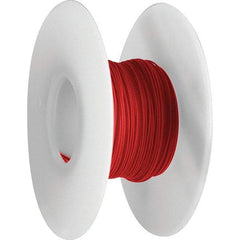 OK Industries - 26 AWG, 1 Strand, 30.4 m OAL, Copper Hook Up Wire - Red Kynar Jacket, 0.027" Diam - Strong Tooling