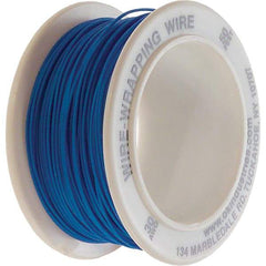 OK Industries - 30 AWG, 1 Strand, 15.2 m OAL, Copper Hook Up Wire - Blue Kynar Jacket - Strong Tooling