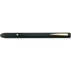 Quartet - Metal Pen Size Laser Pointer - Black, 2 AAA Batteries Included - Strong Tooling