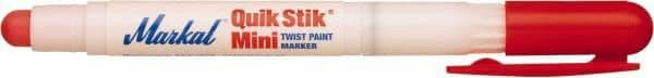 Markal - Red Solid Paint Marker - Fine Medium Tip, Alcohol Base Ink - Strong Tooling