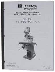 Bridgeport - Installation, Operational & Mainenance Series I Replacement Manual - Strong Tooling