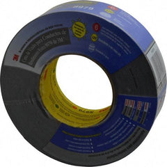 3M - 2" x 55m Black Duct Tape - 12.1 mil, Rubber Adhesive, Polyethylene Film Backing, 36 Lb/ln Tensile Strength, 200°F Max, Series 8979 - Strong Tooling