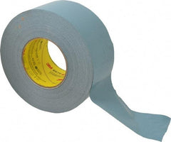 3M - 3" x 55m Blue Duct Tape - 12.1 mil, Rubber Adhesive, Polyethylene Film Backing, 36 Lb/ln Tensile Strength, 200°F Max, Series 8979 - Strong Tooling