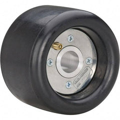 Dynabrade - 5" Wheel OD, 3-1/2" Wheel Width, 3,500 RPM, Aluminum, Pneumatic Wheel with Hub - 15-1/2" Long x 3-1/2" Wide, 1/2" Wheel Arbor Hole - Strong Tooling