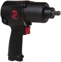 PRO-SOURCE - 1/2" Drive, 8,000 RPM, 600 Ft/Lb Torque Impact Wrench - Pistol Grip Handle, 1,200 IPM, 4.2 CFM, 90 psi, 1/4" NPT Inlet - Strong Tooling