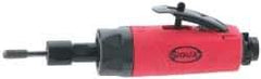 Sioux Tools - 1/4" Collet, Straight Handle, Straight Air Die Grinder - 18,000 RPM, Rear Exhaust, 23 CFM, 0.5 hp, 6.21 bar, 1/4 NPT - Strong Tooling