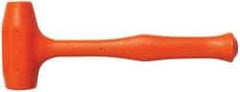 Proto - 15 oz Head 1-1/2" Face Diam Urethane Dead Blow Hammer - 9-1/2" OAL, Urethane Handle - Strong Tooling