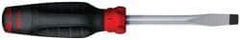 Proto - 216mm OAL Keystone Slotted Screwdriver - 102mm Blade Length, Round Shank, Ergonomic Handle - Strong Tooling