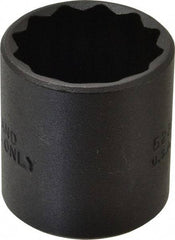 Proto - 15/16", 3/8" Drive, Standard Hand Socket - 12 Points, 1-9/16" OAL, Alloy Steel, Black Finish - Strong Tooling