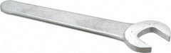 Proto - 21mm Standard Service Open End Wrench - 6-1/4" OAL, Single End, Satin Finish, 30° Head Angle - Strong Tooling