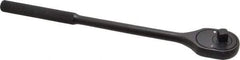 Proto - 3/8" Drive Pear Head Ratchet - Black Oxide Finish, 11" OAL, 24 Gear Teeth - Strong Tooling