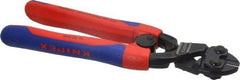 Knipex - 8" OAL, Bolt Cutter - 18mm Jaw Length x 33mm Jaw Width, Standard Head, Ergo Dual Component Handle - Strong Tooling