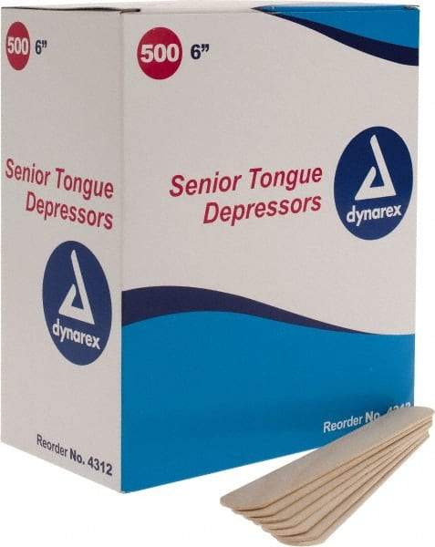 Medique - Tongue Depressor - 6 Inches Long x 3/4 Inches Wide - Strong Tooling