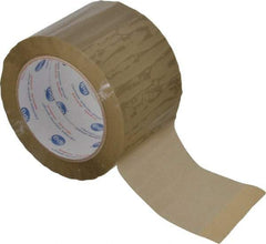 Intertape - 3" x 110 Yd Natural (Color) Rubber Adhesive Sealing Tape - Polypropylene Film Backing, 1.85 mil Thick, 27 Lb Tensile Strength, Series 7100 - Strong Tooling